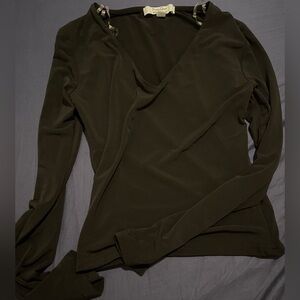 BLACK LONG SLEEVE TOP